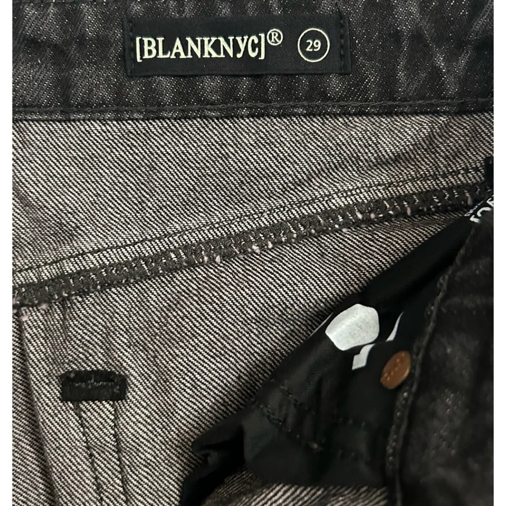 BLANKNYC Women's Long Black Denim Shorts, Size 29 NWT